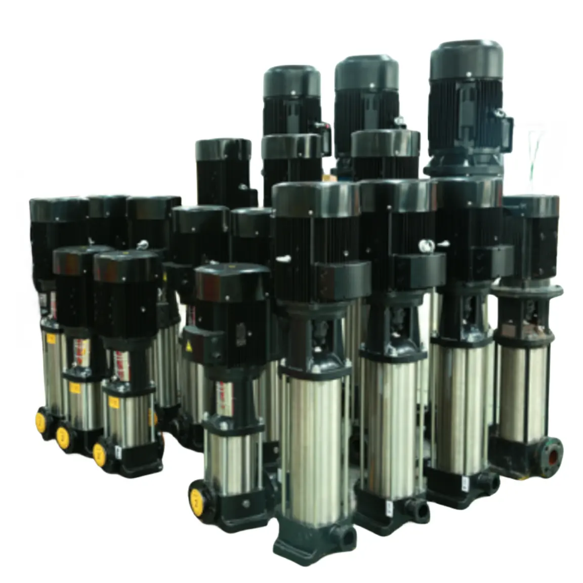 Pompe centrifuge industrielle verticale à plusieurs étages pour l'approvisionnement en eau avec une expérience riche et un rendement élevé