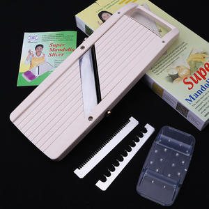 Wide Fruit <b>Vegetable</b> Chopper <b>Cutter</b> Super Mandoline Slicer with Stainless Steel Blades - Product Image 3
