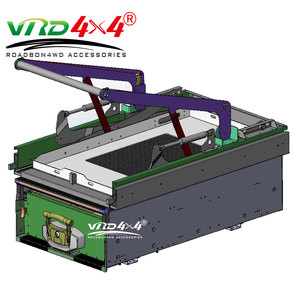 Glissière de réfrigérateur VRD4X4 4x4, glissière de congélateur en acier robuste, glissière de réfrigérateur facile à abaisser, 4x4 pour auvent de camionnette/voiture/pick-up/SUV/camping - Product Image 3