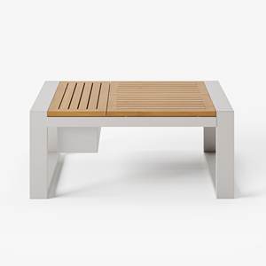 Set Divano Modulare da Esterno AJUNION 4 Pezzi con Schienale Regolabile in Altezza, Set Lounge da Giardino con Tavolino Multifunzionale - Product Image 4