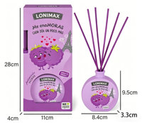 Diffuseur de parfum aux fruits écologique 100 ml avec parfum de lavande Produits saisonniers