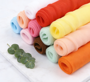 <span class=keywords><strong>Tissu</strong></span> Organza Respirant et Doux 2026ZP – Polyester Transparent à Prix Abordable pour Robes et Rideaux - Product Image 1