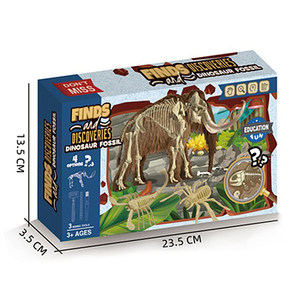 Kit de Excavación Arqueológica de Esqueletos de Criaturas Marinas, Juego Educativo de Excavación DIY para Niños, Desarrollo Cognitivo, Juego en Casa - Product Image 6