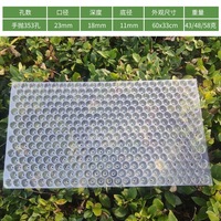 Polystyrène pépinière riz semis plateau semoir extra profond plastique pépinière 128 434 561 trous à vendre en gros