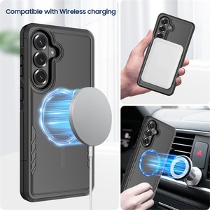 เคสโทรศัพท์แบบแม่เหล็กปิดรอบตัวเครื่อง TPU กันกระแทก PC TPU เคสใสสำหรับ Samsung Galaxy S25 Ultra S26 Plus 26 Ultra - Product Image 5