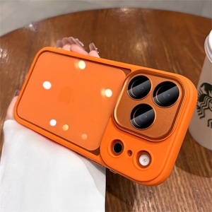เคสโทรศัพท์ใสหรูหราสำหรับ iPhone 17 16 15 14 13 Pro Max Plus 17Pro  วัสดุอะคริลิค PC แข็ง ป้องกันแรงกระแทก สำหรับ iPhone 17Air - Product Image 1
