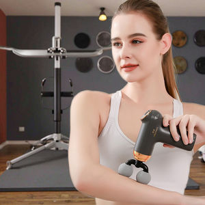 Pistola de Fascia inteligente portátil de doble cabezal de alta frecuencia, masajeador de músculos profundos para Fitness, relajación de músculos de la espalda, masaje portátil - Product Image 2