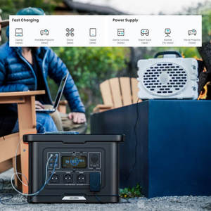 Supply Lifepo4 Mobile 3kw Tragbare Powerstation Fast Charge 3000w Solar Generator 2000w Portable Power Station 2400w 220V - Product Image 4