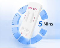 Échantillon gratuit Moniteur vétérinaire Chien Diagnostic rapide Antigène CCV CPV Kit de test rapide