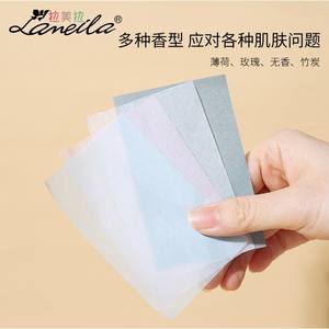 แผ่นซับความมันลาเมลา 80 แผ่น พกพาสะดวก สำหรับผู้ชายและผู้หญิง ควบคุมความมัน ให้ความสดชื่น - Product Image 4