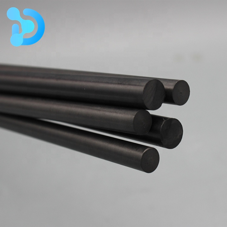 Les feuilles, Tubes et barres en graphite ptfe sont disponibles via la tige en graphite ptfe