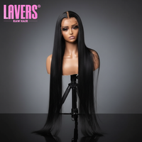 Perruque Lisse Soyeuse en Gros, Cheveux Vietnamiens Bruts 100% Non Traités, Perruque Frontale en Dentelle Suisse HD 13x4, Perruque en Cheveux Humains Vierges Cambodgiens