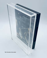 Boîtier de jeu vidéo moderne transparent en acrylique rigide avec traitement de surface poli pour Nintendo GameCube, Xbox, PS2, DVD
