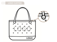 Nouvel Arrivage Sac de Plage d'Été Tendance pour Femme, Léger, Imperméable en EVA et Silicone, Pochette de Shopping Durable, Vente Chaude