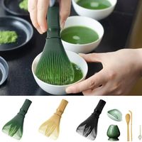 Nouvelle résine Matcha fouet réutilisable thé vert poudre fouet lisse Portable Matcha fouet ensemble thé ensemble accessoires