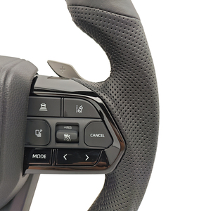 Volant en cuir <span class=keywords><strong>GR</strong></span> <span class=keywords><strong>Sport</strong></span> à 4 branches pour Landcruiser 120 150 200 300 LC200 LC300 FJ120 FJ150 LC70 Fortuner - Product Image 4