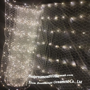 Nuevas decoraciones románticas, techo de red de luz de estrella para decoración de restaurante de boda y decoración de escenario personalizada - Product Image 5
