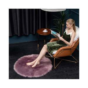 SIPEIEN Pink <b>Heart</b> <b>Shaped</b> Rugs Carpet Decorative Soft Faux Fur Rugs for Living Room Bedroom Plush Floor Carpet - Product Image 6