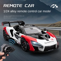 Modèle de voiture de sport télécommandée à l'échelle 1:24, inspiré du Circuit de Monaco, en alliage métallique, jouet décoratif, vente en gros