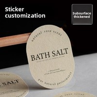 Étiquette adhésive spéciale pour sous-surface avec logo, marque, emballage, étiquette de scellage, impression personnalisée