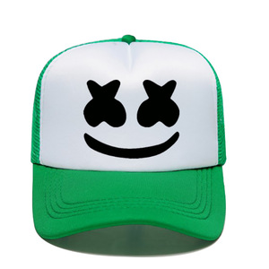 Casquette de baseball unisexe 100% en maille à motif visage souriant <span class=keywords><strong>AliExpress</strong></span>, protection solaire, style camionneur, best-seller transfrontalier - Product Image 5