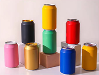 Impresión personalizada de latas de aluminio de 250ml/330ml/500ml para cerveza, jugo, cola y otras bebidas.