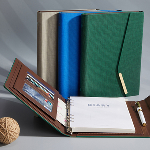 Promotional Gifts Stationary Journal Notebooks Business <strong>A4</strong> A5 Leather Custom Logo Printed Debossed <strong>Diary</strong> - Product Image 6