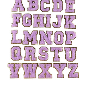 Patchs en <span class=keywords><strong>chenille</strong></span> à lettres scintillantes en promotion - Product Image 3