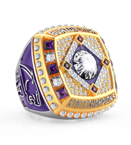 Bague de championnat personnalisée en alliage pour le netball, le rugby, le hockey, le basketball, le football, le soccer, les récompenses sportives, les ligues, les souvenirs d'équipe, les trophées - Product Image 3