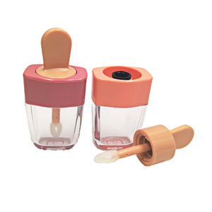 Récipient rose glacé brillant à lèvres, contenance de 6ml, glace personnalisée, couleur rose - Product Image 4