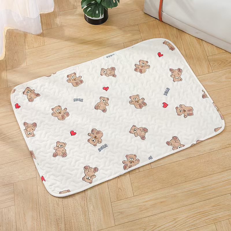 Ours coeur beige