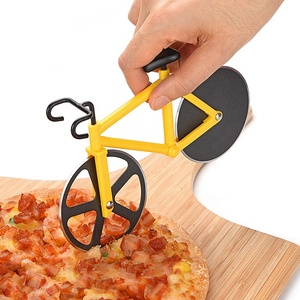 Homesmart Innovation Herramientas multifuncionales para <span class=keywords><strong>pizza</strong></span> Espátula y cortador de pala de bicicleta divertida con logotipo personalizado para hornear <span class=keywords><strong>pizza</strong></span> - Product Image 2