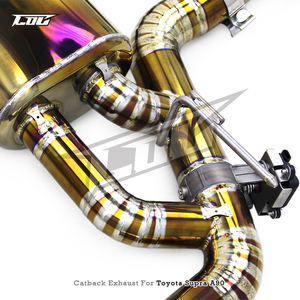 Système d'échappement BSK Gold Titanium Valvetronic Catback pour Toyota SUPRA A90/A91 MK4/MK5 3.0T 2019-2024 avec contrôle dynamique du son - Product Image 4