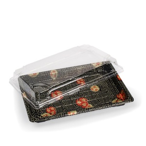 Fournisseur <span class=keywords><strong>de</strong></span> boîtes à sushi en plastique jetables, <span class=keywords><strong>livraison</strong></span> <span class=keywords><strong>de</strong></span> conteneurs alimentaires Sakura Golden Maple Leaf - Product Image 1