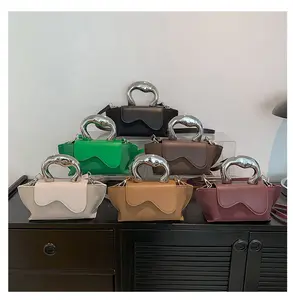 Alibaba Chine achats en ligne doux femmes sac nouvelle mode métal poignée sac à main de haute qualité dames sac à bandoulière