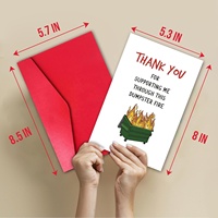 Cartes de vœux personnalisables en usine, DIY, pour anniversaires et fêtes, pliables, en papier offset, imprimables, avec impression offset
