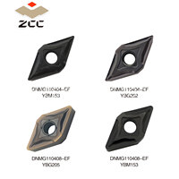 Insertos de Carburo Originales ZCC.CT.CT DNMG YBG205 DNMG150404 DNMG150408 DNMG150604-EF, Herramienta de Torneado CNC, Herramientas de Corte para Torno