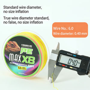 <span class=keywords><strong>Fil</strong></span> <span class=keywords><strong>de</strong></span> pêche tressé à 4/8/9/12/16 brins, résistant à l'abrasion, ligne en PE super résistante pour la pêche en eau salée et en eau douce - Product Image 4