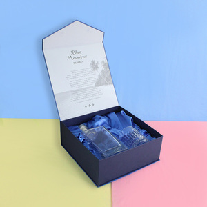 Wholesale Luxury Packaging Blue <b>Box</b> Closure Custom Logo Magnetic Gift <b>Box</b> Package Custom Design Hair Wig Gift - Product Image 2