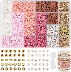 Nouveau Kit de Fabrication de Bijoux DIY Transfrontalier de 2850 Pièces : Perles Rondes et Lettres en Résine Plastique, Perles Entretoises pour Bracelets <span class=keywords><strong>OPI</strong></span>-961 - Product Image 5