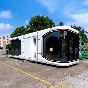Maison conteneur économique et maison capsule spatiale, café mobile, cabine Apple pour événements et festivals en plein air - Product Image 1