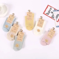 Fabricant de chaussettes pour enfants OEM ODM, chaussettes en coton de couleur unie pour garçons, filles et enfants, logo personnalisé, vente en gros, marque privée, exportation mondiale