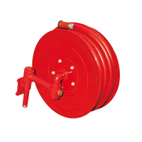 Enrouleur de tuyau d'incendie mural 30m 1 pouce, type pivotant automatique, équipement de protection incendie