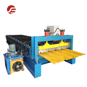 기계를 만드는 가득 차있는 자동적인 고품질 직류 전기를 통한 코일 색깔 강철 코일 5 늑골 R 패널 목록 이전 금속 지붕 - Product Image 2