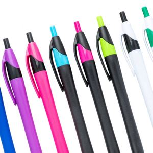 Stylos à bille en plastique vierges pour sublimation, impression UV couleur, personnalisables avec logos - Product Image 2