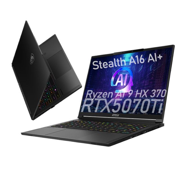 Wholesale Stealth16 budget-friendly A16 AI Laptops 9hx 370-inch Gaming RTX5070TI 32GB 2TB Computer for Bulk Orders