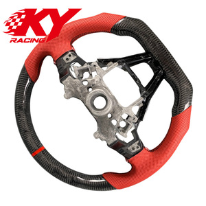 Volante Deportivo Personalizado de Fibra de Carbono y Cuero para Honda Accord 10ª Gen., Compatible con Honda CRV Civic 9ª, 10ª y 11ª Gen. - Product Image 3