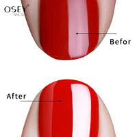 Ibdgel Marque Privée Top Coat Sans Résidu 15ml Vernis Gel UV Non Toxique pour Ongles Beauté et Art des Ongles