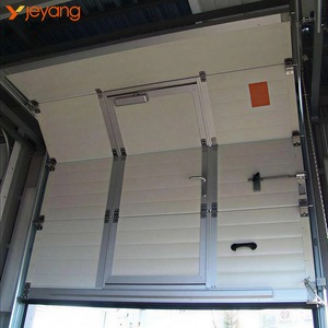 Portes sectionnelles automatiques <span class=keywords><strong>de</strong></span> logistique JY Manufacture, portes à levage vertical en acier, portes <span class=keywords><strong>de</strong></span> <span class=keywords><strong>garage</strong></span> piétonniers - Product Image 3