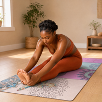 Matras Yoga Formfit Grosir Premium Multifungsi Berkualitas Tinggi Desain Baru Ramah Lingkungan Portabel Elastisitas Tinggi